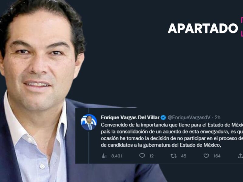 Enrique Vargas declina