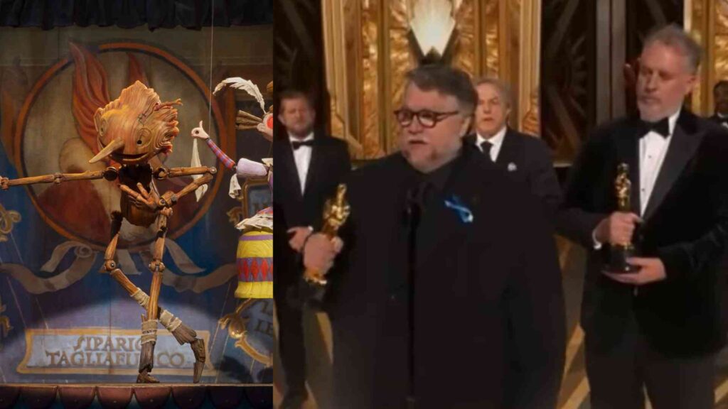 Guillermo del Toro y Pinocchio en los Oscars