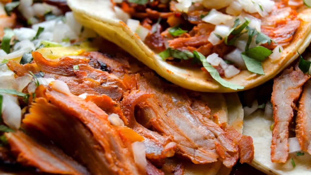 Unos delicisosos tacos al pastor