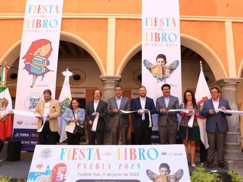 Comienza en Puebla la fiesta del libro 2024