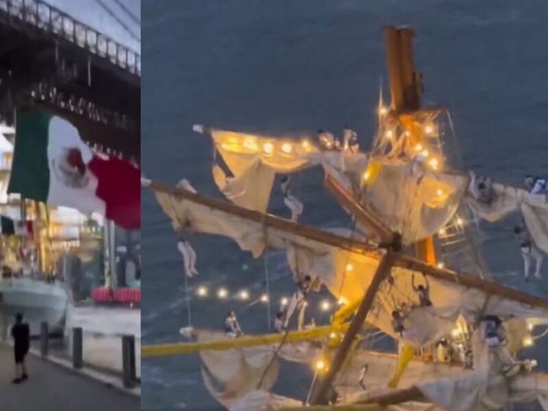 Por esta razón podría haber chocado el Buque Escuela Cuauhtémoc