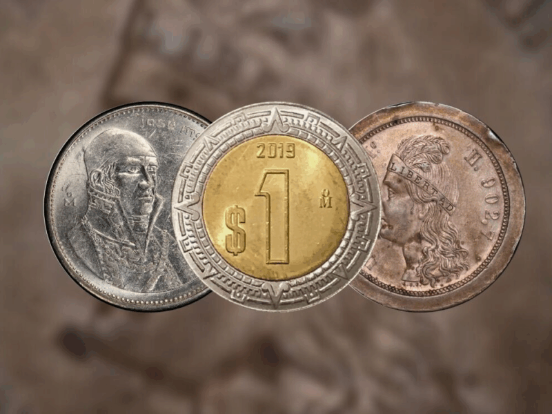 moneda de 1 peso en México